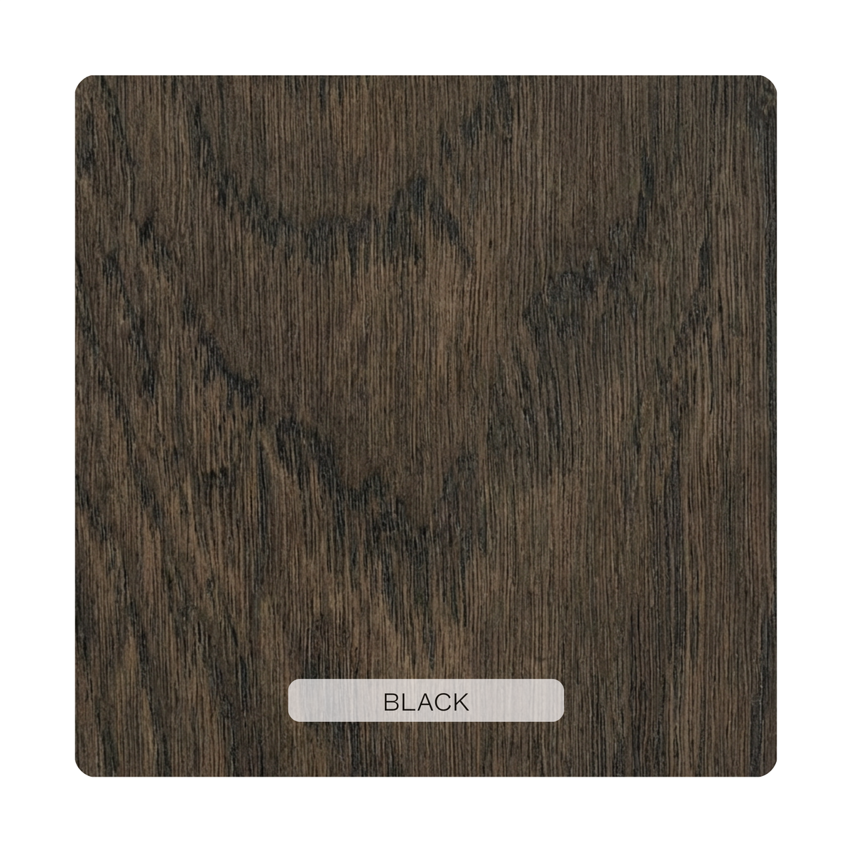 Timber finished with Oslek LED Hardwax Oil in Black