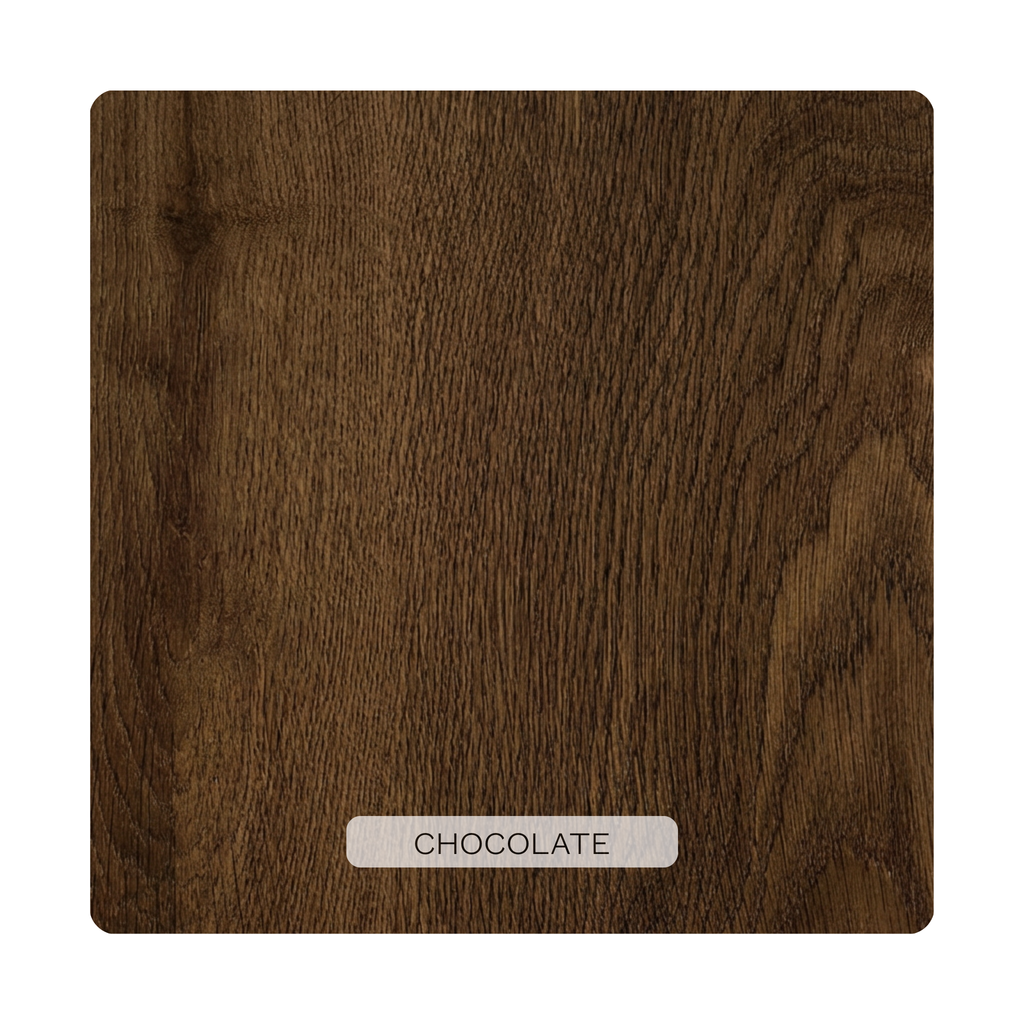 Timber finished with Oslek LED Hardwax Oil in Chocolate