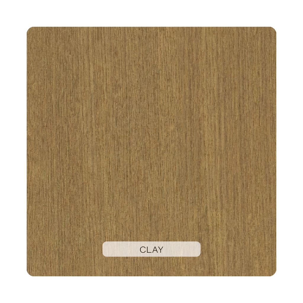 Timber finished with Oslek LED Hardwax Oil in Clay