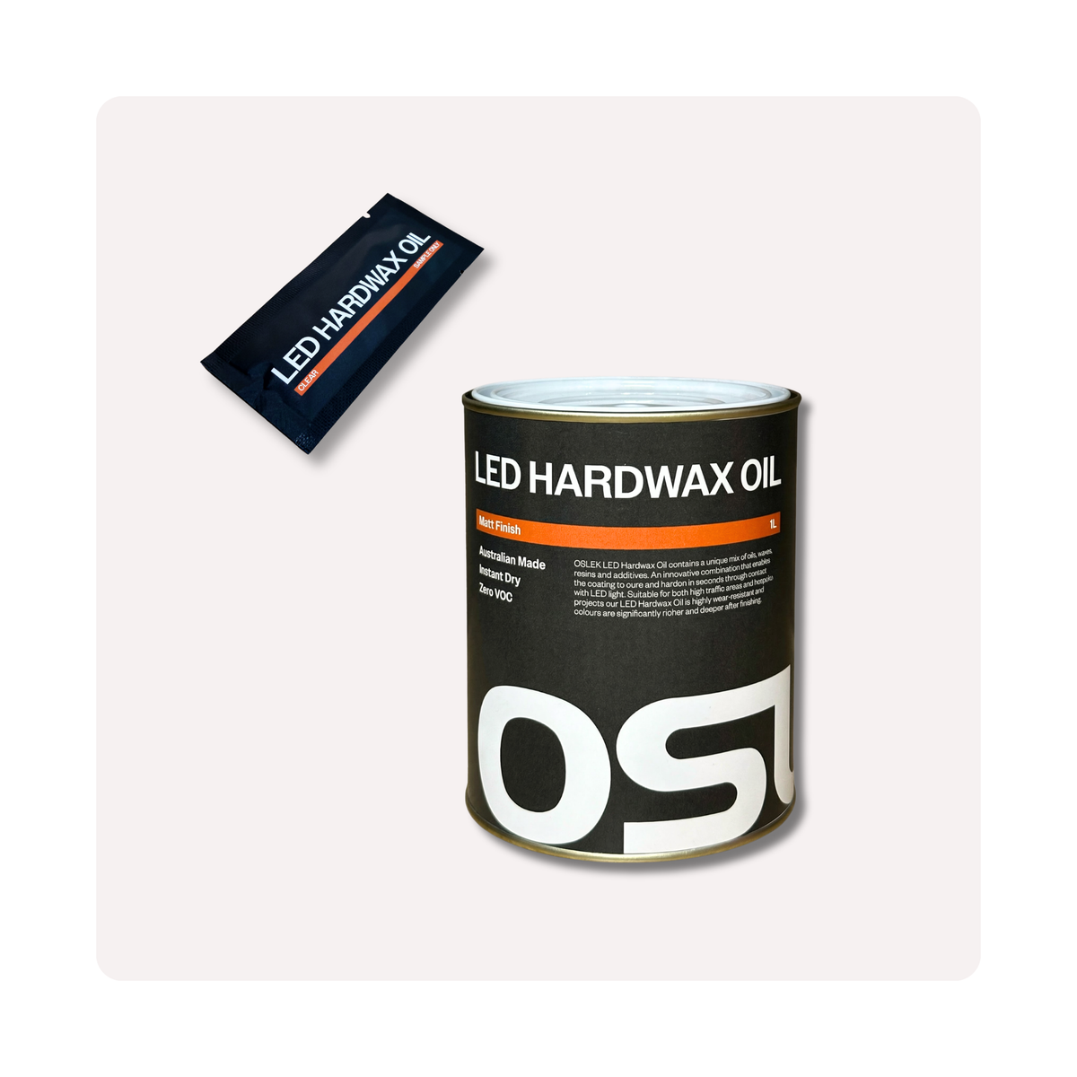 Oslek LED Hardwax Oil tin