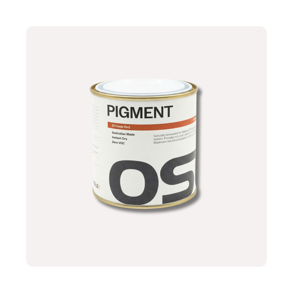 Oslek LED colour pigment bottles