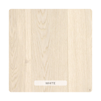Timber finished with Oslek LED Hardwax Oil in White