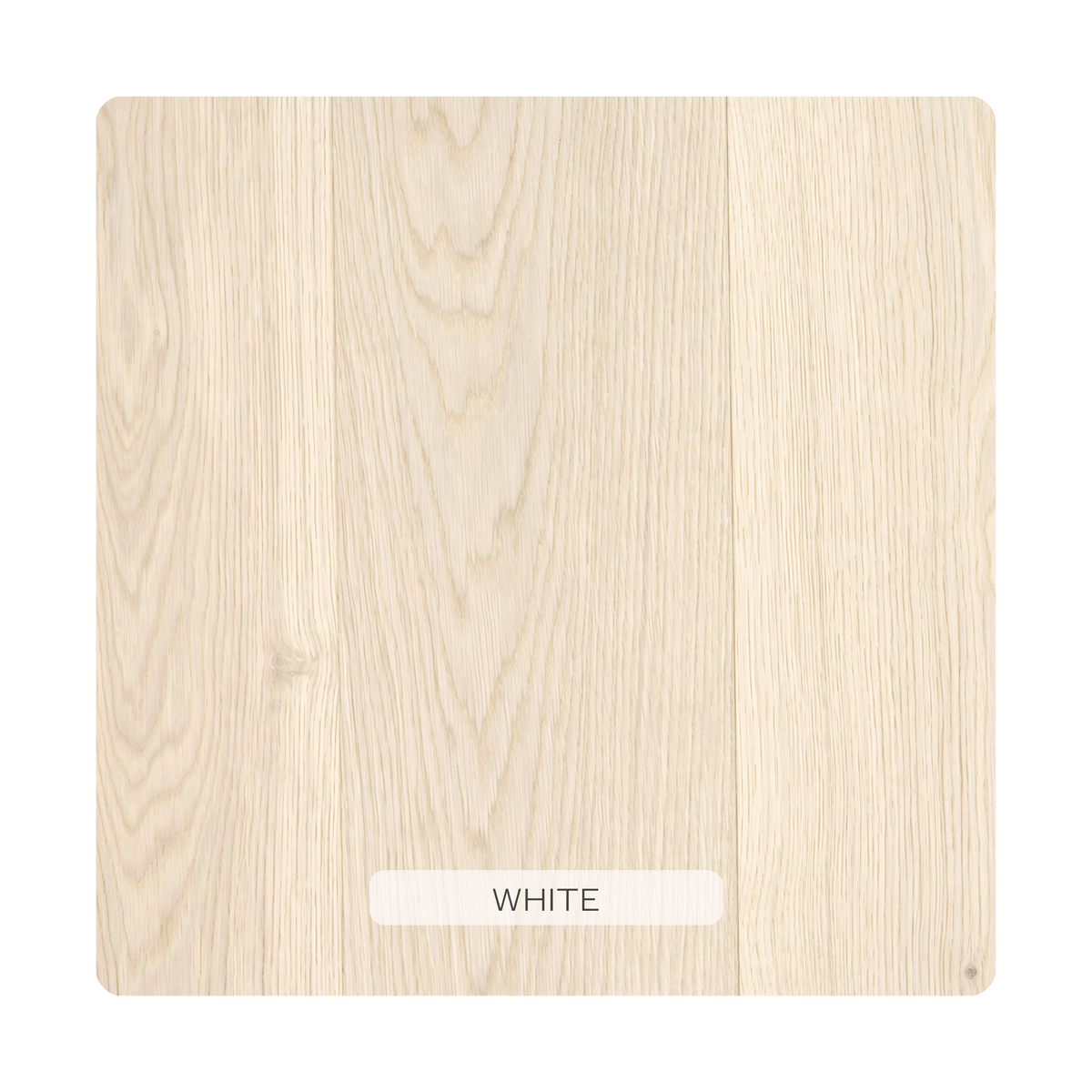 Timber finished with Oslek LED Hardwax Oil in White